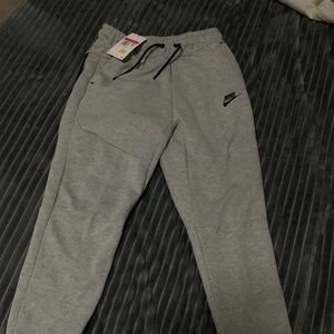 Boys Grey Nike Tech pants